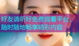 好友请听好免费观看平台，随时随地畅享精彩内容