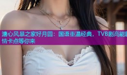溏心风暴之家好月圆：国语重温经典，TVB剧高能剧情卡点等你来
